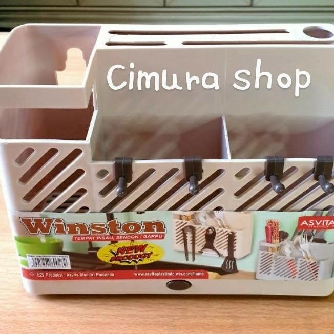 Tempat sendok pisau asvita winston/tempat sendok asvita gantung