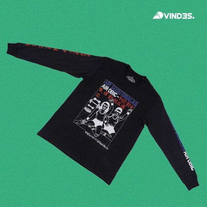 [Best] Vindes Store - T-Shirt X Seni Kanji - Air Susu Air Obic Hitam