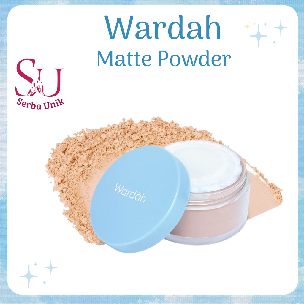 Wardah Lightening Matte Powder SPF 15 PA++ | Oil Control | Bedak Tabur