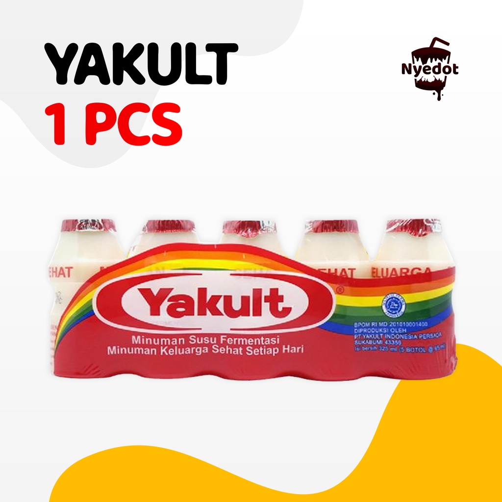 

Yakult 1 pack isi 5 botol - Yakult 5 botol - Nyedot kutisari - Nyedot indonesia - Surabaya