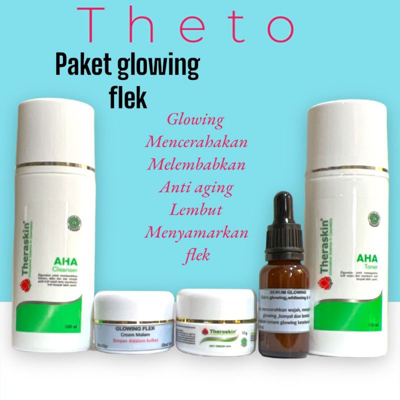 paket glowing flek aha 5