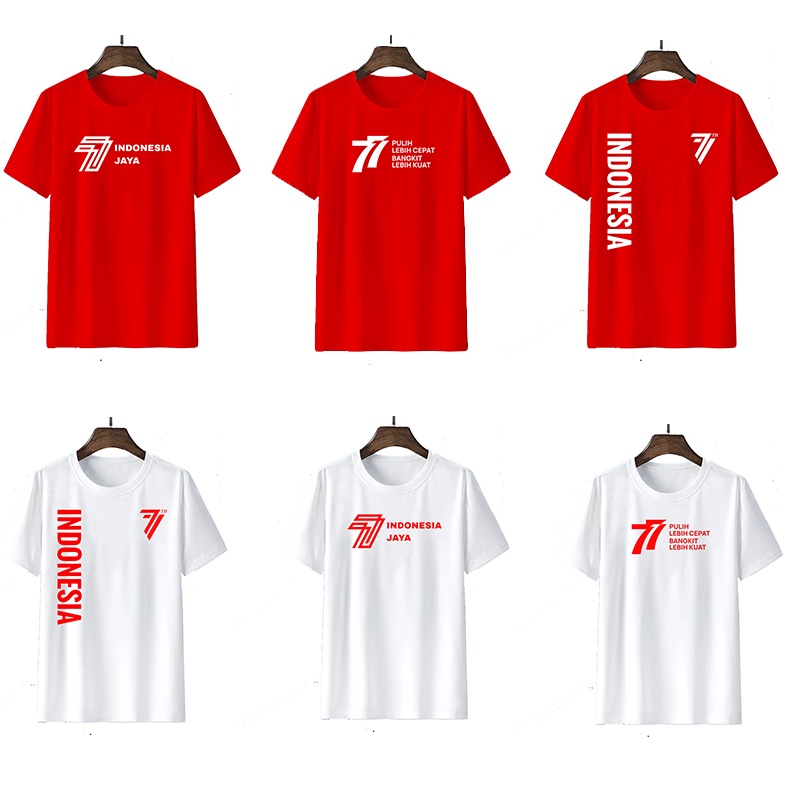 MALVARO-BAJU HUT RI 77 / BAJU INDONESIA 77 / KAOS KEMERDEKAAN / KAOS  AGUSTUSAN-02