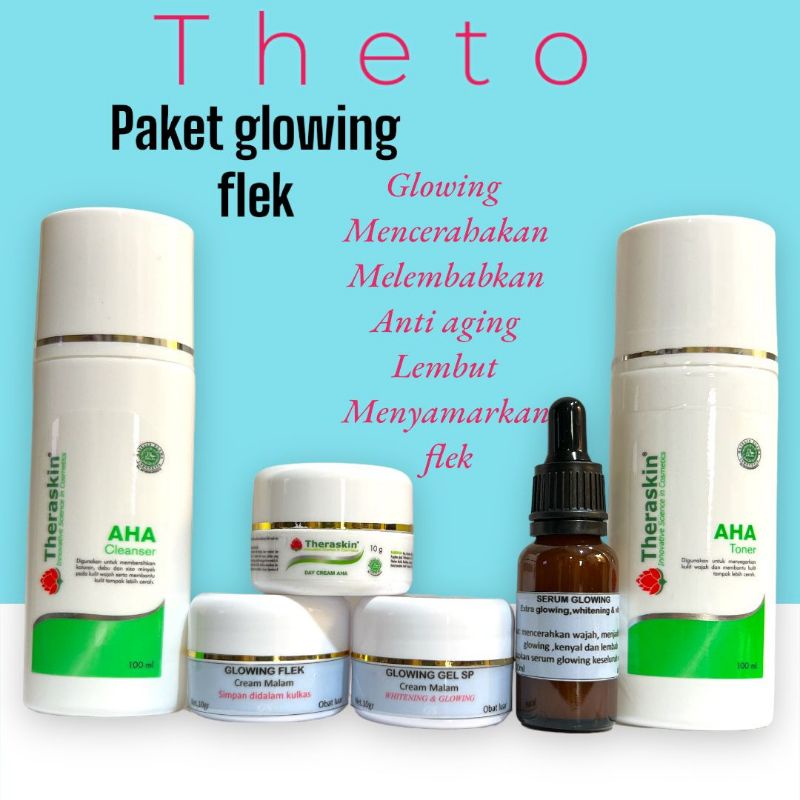 paket glowing flek aha 6