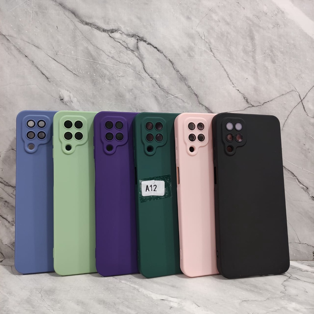 SOFTCASE MACAROON LENSPRO CANDY SAMSUNG A10 SAMSUNG A10S SAMSUNG A11 SAMSUNG M11 SAMSUNG A12 SAMSUNG M12 WHITE_CELL