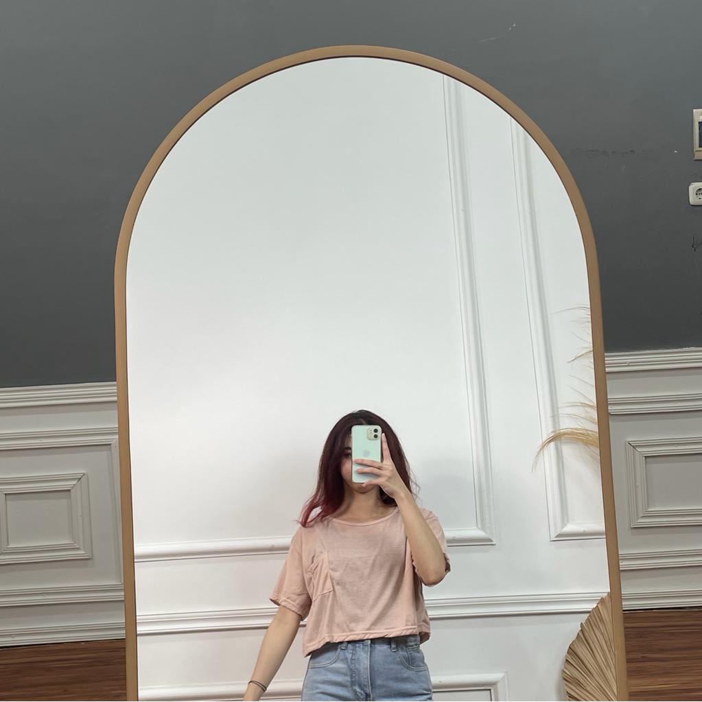 TERMURAHH!! Radina Crop Top-crop top-crop-atasan-top-crop top lengan panjang-atasan crop lengan panjang-kaos crop top-kaos crop-crop top korea-atasan korea-korean style-atasan korean style wanita