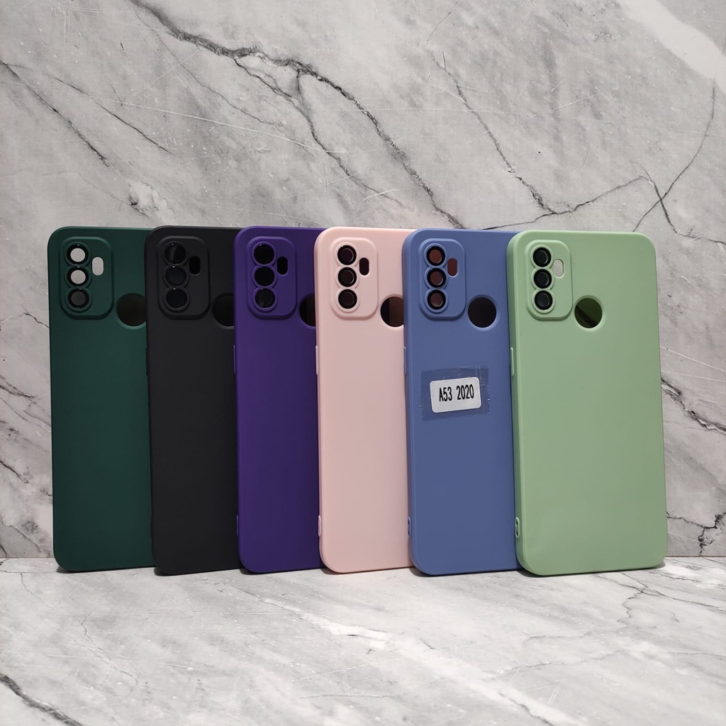 SOFTCASE MACAROON LENSPRO CANDY OPPO A5 2020 OPPO A9 2020 OPPO A52 OPPO A92 OPPO A53 OPPO A33 WHITE_CELL