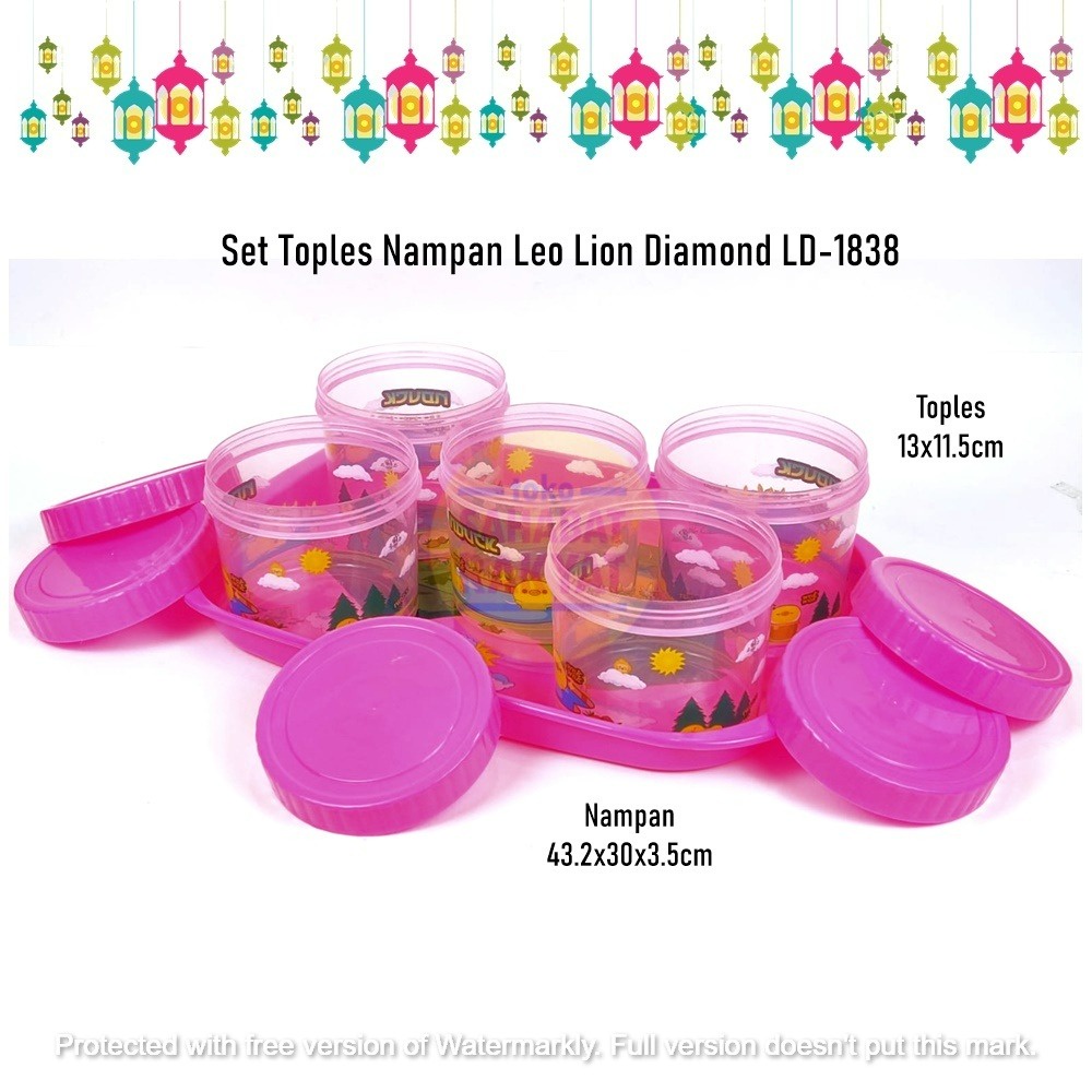 RML618T Set Toples Nampan Leo Lion Diamond LD-1838