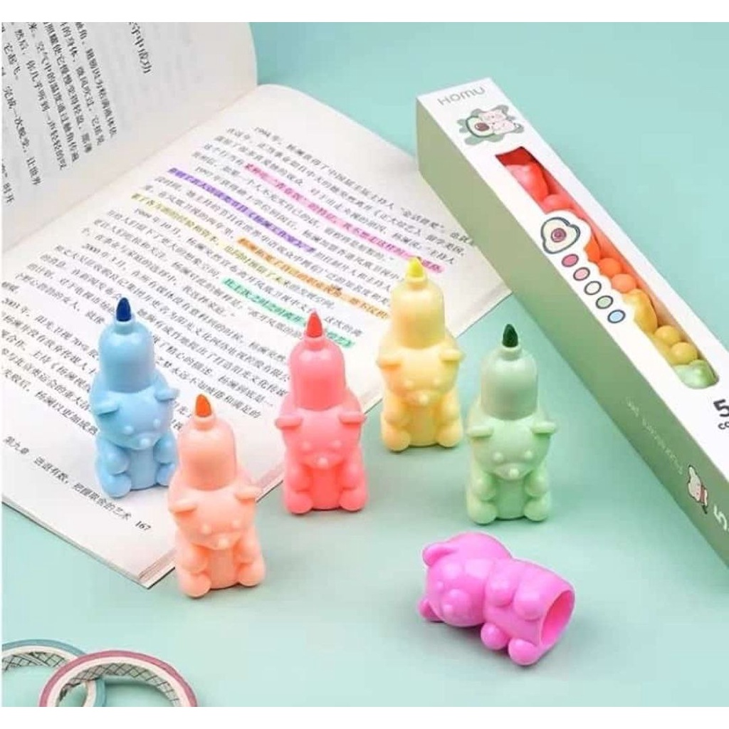 

Stabilo Susun - Stabilo Lucu 5-6 warna