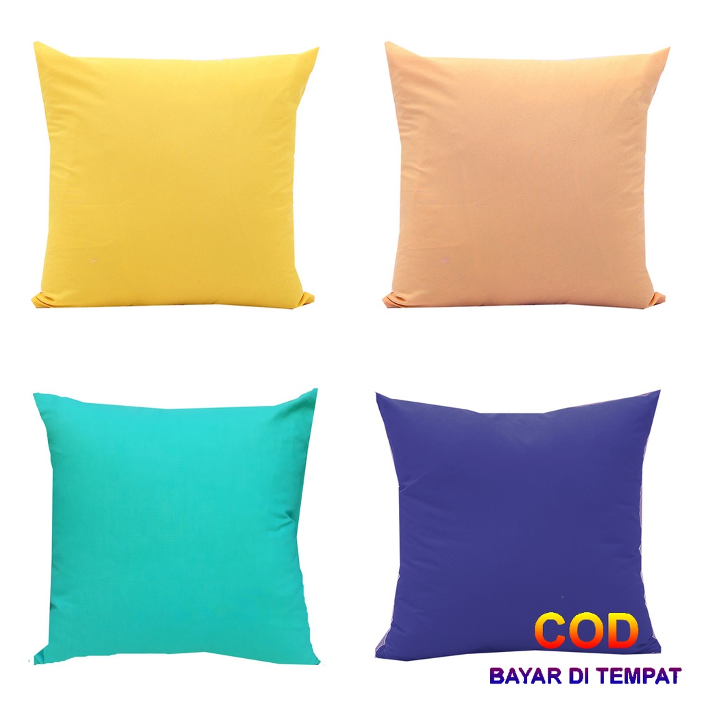 ✅COD Sarung Bantal Kursi Sofa Polos 40x40 Dekorasi Hiasan Sofabed Ruang Tamu Perlengkapan Home Decor Interior Rumah Minimalis Terbaru