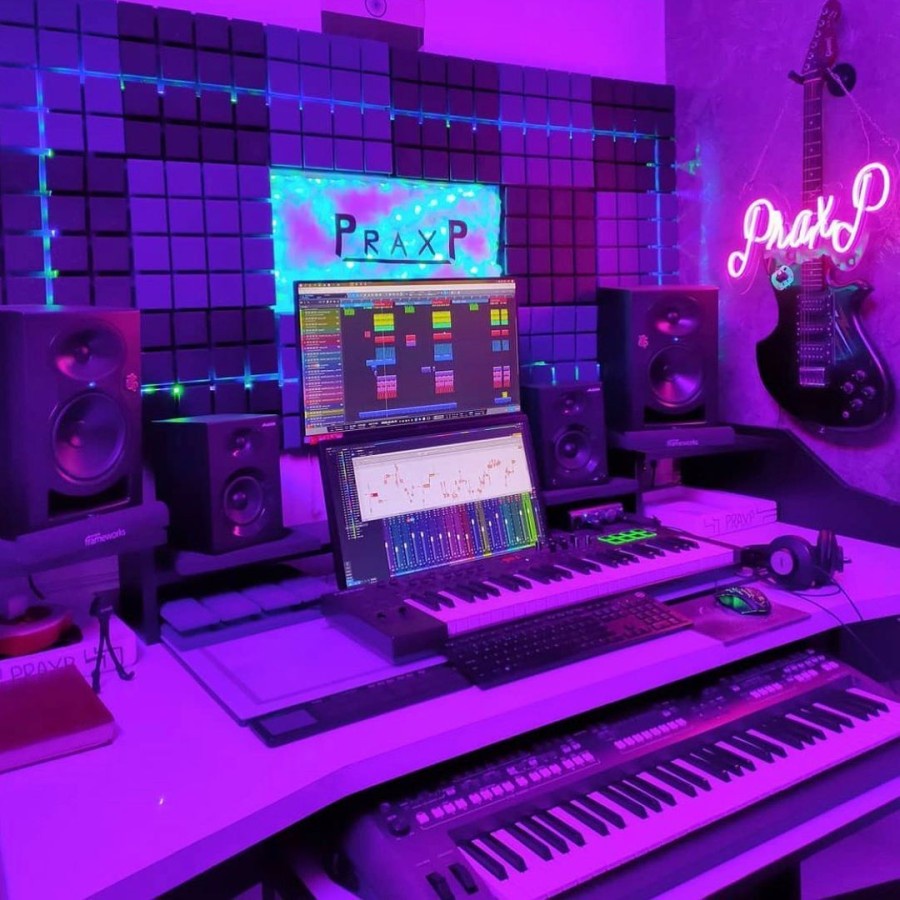 Peredam Suara Ruangan 4 cm x 50 cm x 50 cm Busa peredam Suara Square Kotak