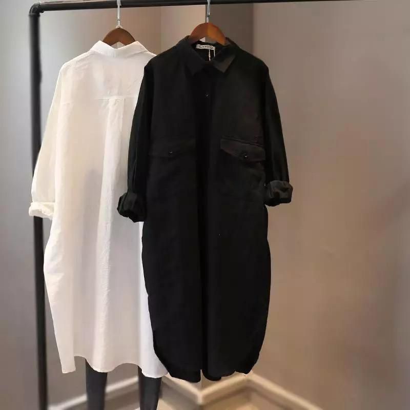 (COD) LONG TUNIK WANITA OVERSIZE TUNIK LENGAN PANJANG WANITA MUSLIMAH BAHAN LINEN IMPORT PREMIUM HQ