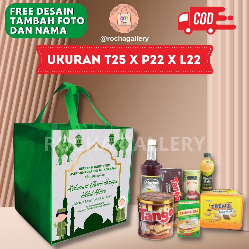 

(50 PCS) Tas Idul Fitri Paling Murah - Tas Hampers Idul Fitri Custom - Goodie Bag Idul Fitri Custom - Goodie bag Idul Fitri Paling Murah