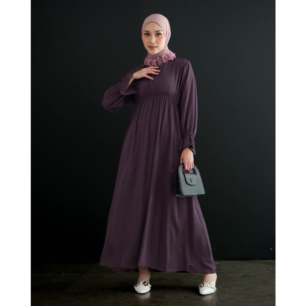 Myrubylicious NAYRHA MAXI DRESS | DRESS | DRESS LENGAN PANJANG | MAXI DRESS