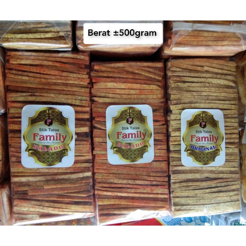 

Stik Talas Family / Stick Talas Pontianak / Snack Talas / Stick Keladi / Keripik Talas / Oleh oleh Khas Pontianak / Oleh oleh Kalimantan Barat