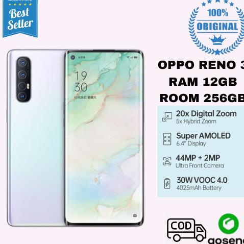 Super Big Ramadhan Sale Oppo Reno3 5G Hp Ram 8/128Gb 12/256Gb Original Handphone 100% Baru