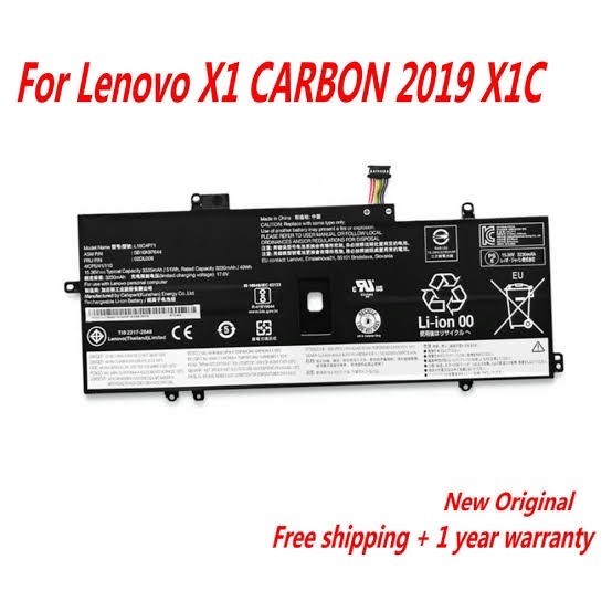 Baterai Lenovo ThinkPad X1 Carbon Gen 7 L18L4P71 L18C4P71 L18M4P71 Original