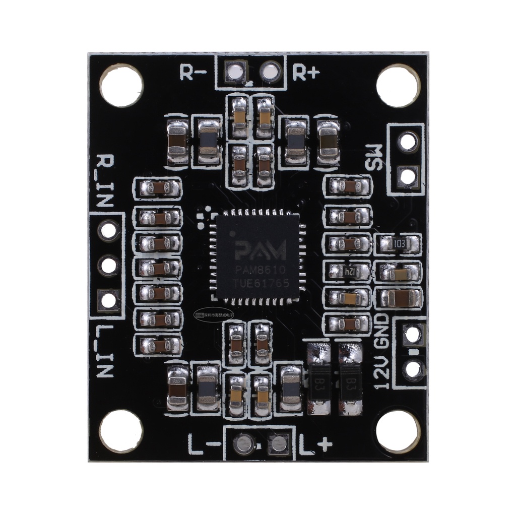 PAM8610 Power Class D Digital Stereo Amplifier 2x15W