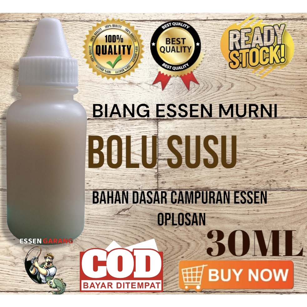 BIANG ESSEN BOLU SUSU 30ML // PENGUAT AROMA UMPAN MANCING// BAHAN DASAR CAMPURAN ESSEN OPLOSAN