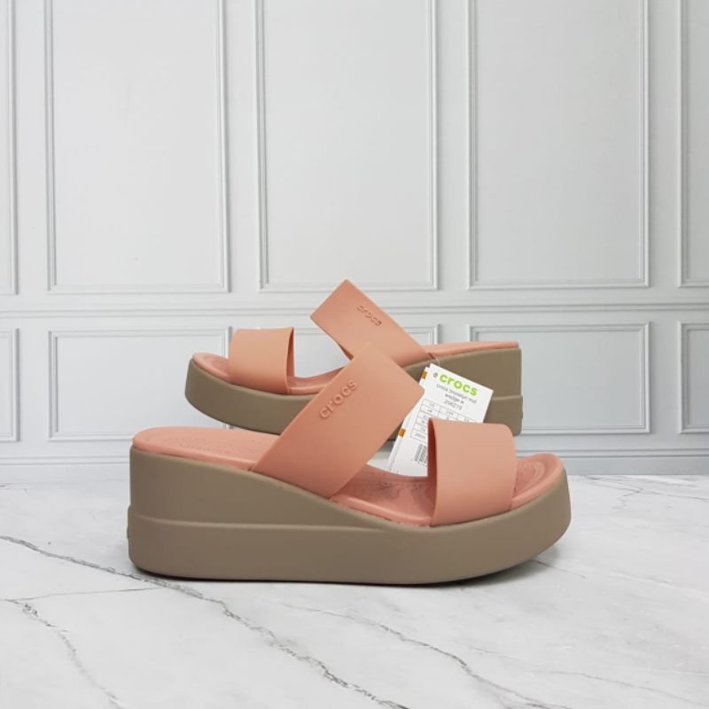 CROCS BROOKLYN WEDGES/SANDAL CROCS WANITA/CROCS SANDAL