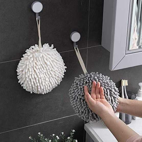 Lap Tangan Gantung Kamar Mandi Ball Hand Wipes High Absorption - BE2