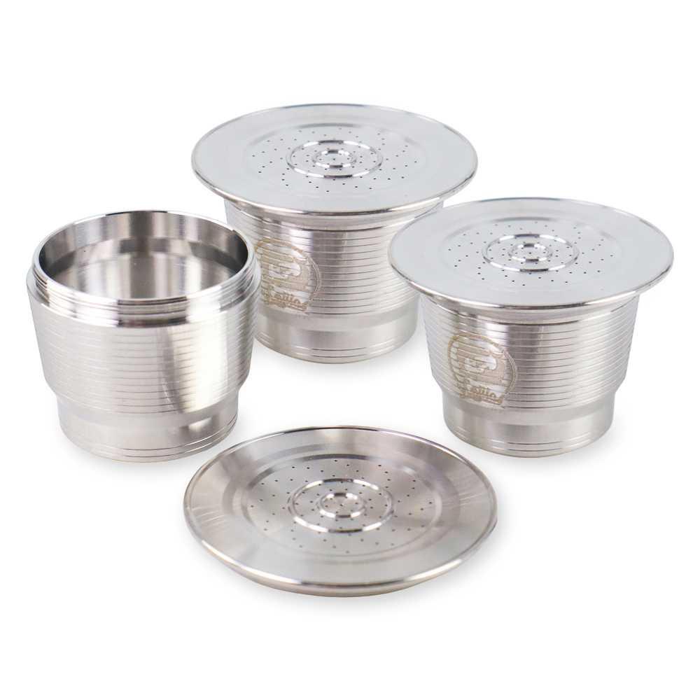 iCafilas Kapsul Kopi Reusable Eco Friendly for Inissia and Pixie 3 PCS - HFKK3 - Silver