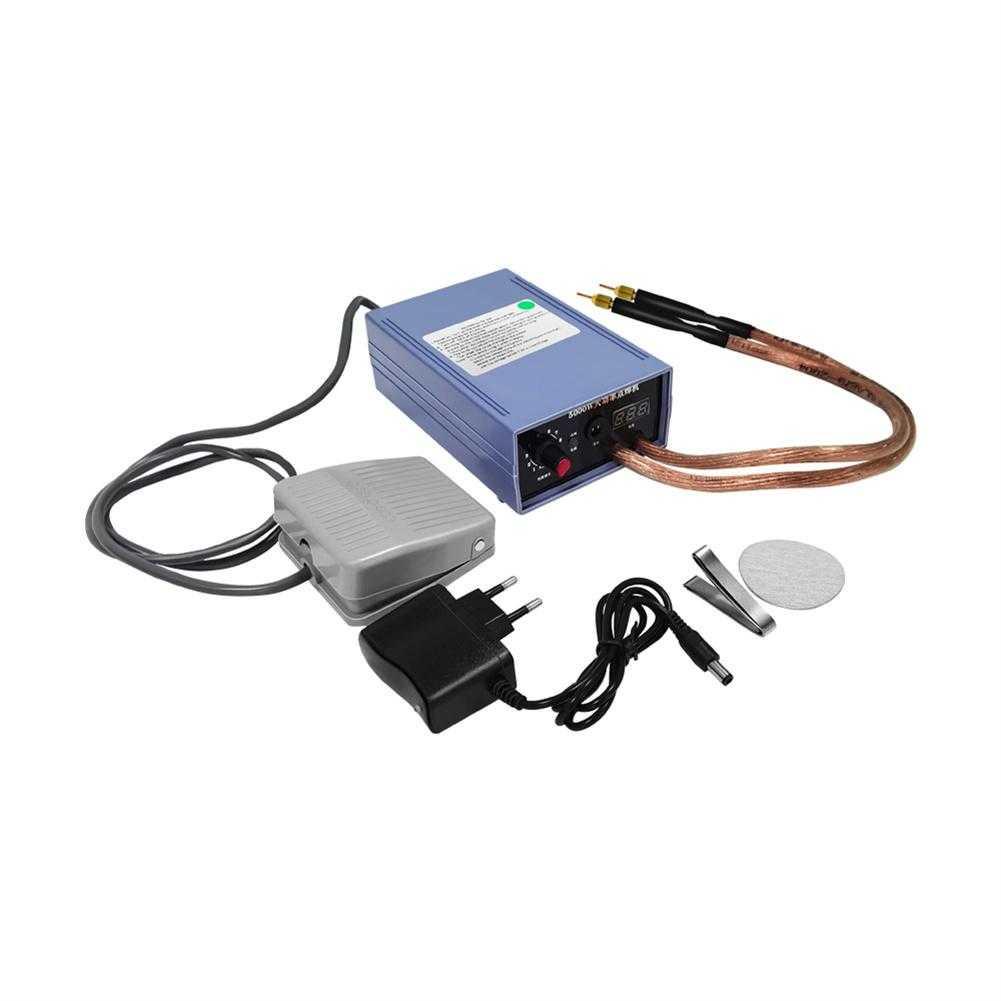 Mesin Las Mini Portable Welding Machine with Foot Switch - STD50 - Blue