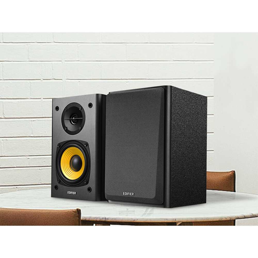 Edifier Active Bookshelf Speaker System 2.0 24W RMS - R1000T4 - Black