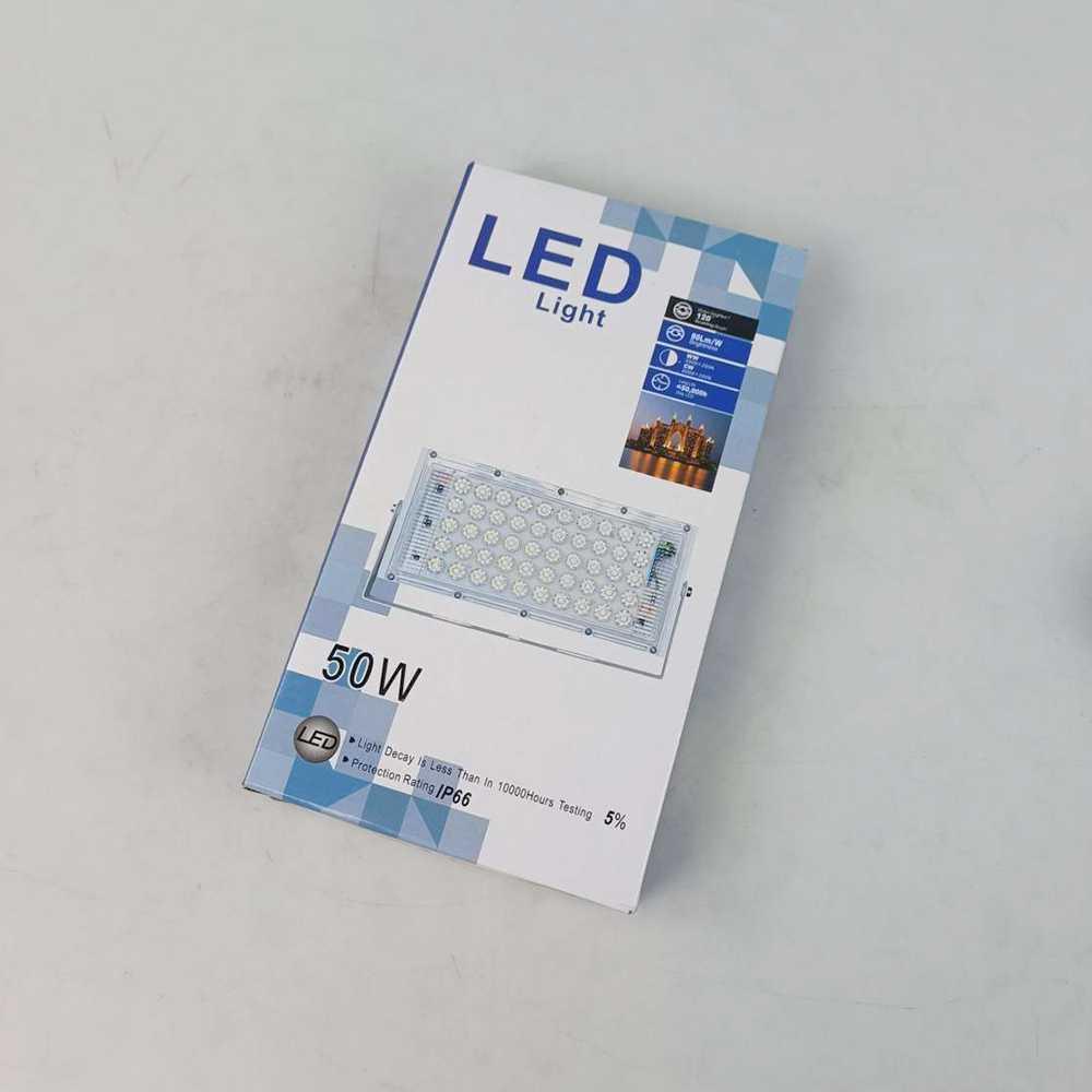 Lampu Sorot Floodlight UV LED Waterproof 90 Lumens 220V 50W - YC01 - Black