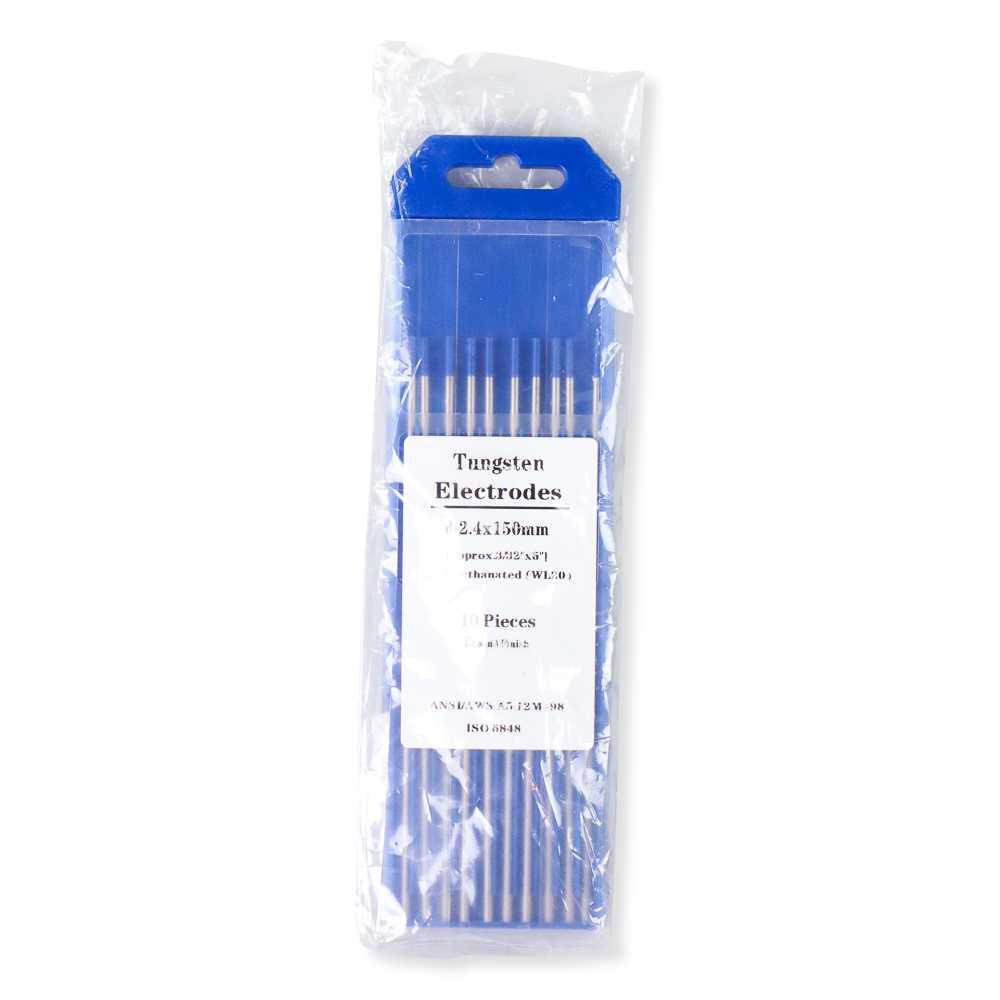 Jarum Las Profesional Elektrodra Tungsten TIG 150x2.4mm - WL20 - Blue