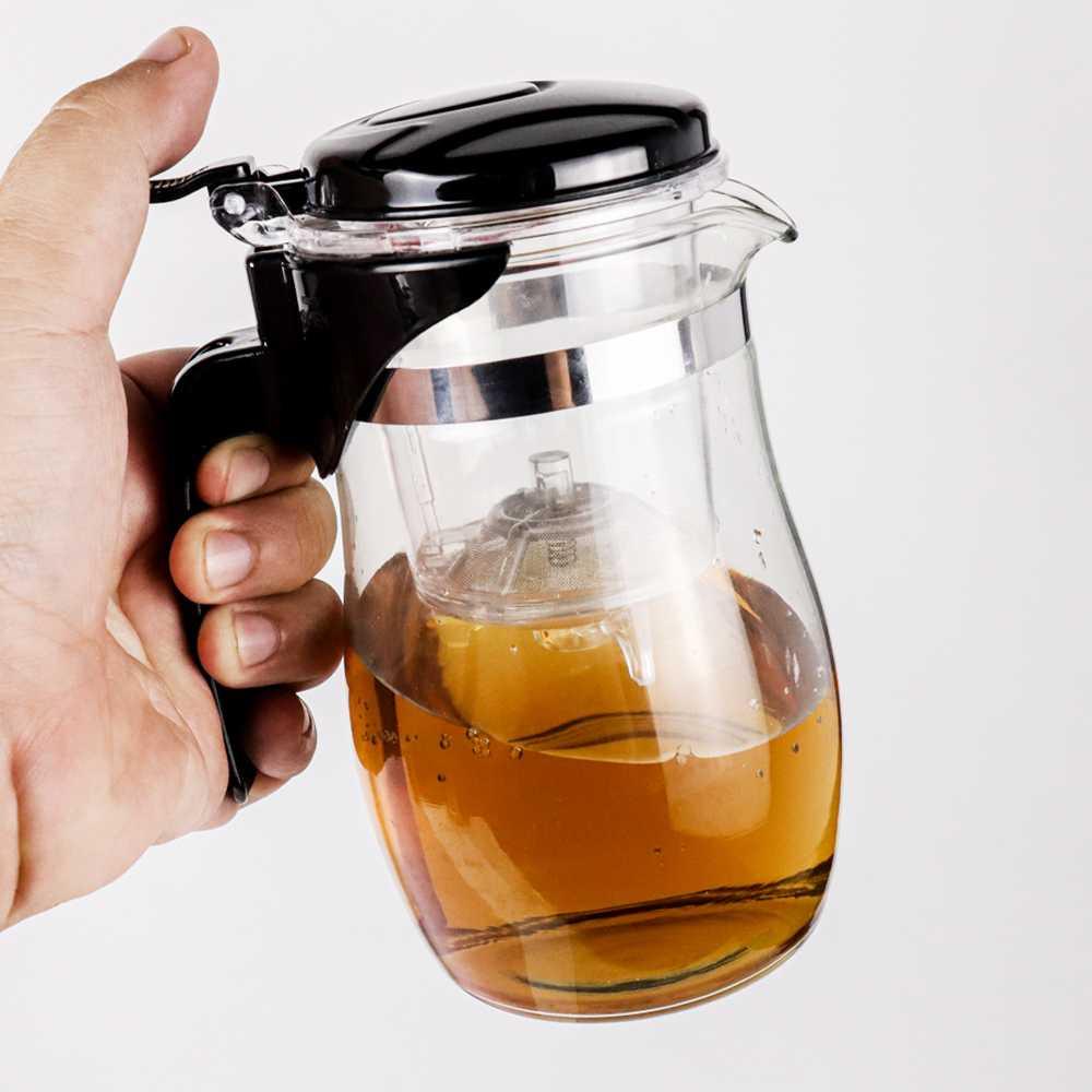 Teko Pitcher Teh Chinese Teapot Maker 700 ml - TP-758 - Transparent