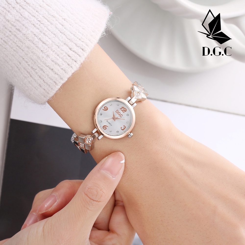 ✅COD Jam Tangan Wanita Cewek Quartz Analog Import Stainless Steel Murah Grosir W256