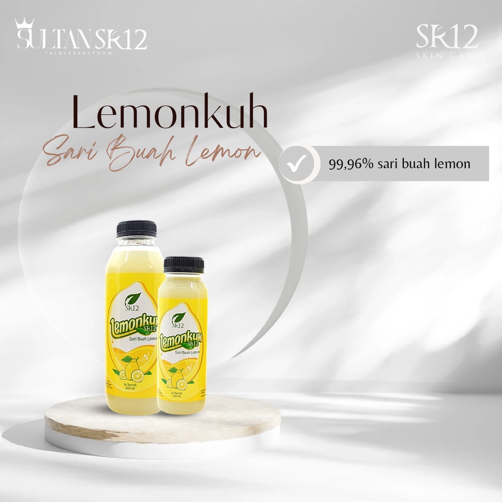 Sari Lemon Asli Lemonkuh SR12 Air Lemon Asli Minuman KesehatanTubuh Pure Lemon Juice Usaha Diet Detox Langsing Herbal Memelihara Daya Tahan Tubuh