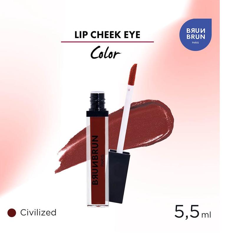 Real produk Brunbrun Paris Lip Cheek Eye Color - Seduce