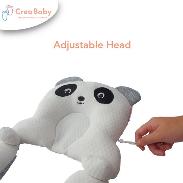 Crea Baby Sleep Positioner | Bantal Bayi Anti Kaget | Bantal Anti Peang | Bantal Guling Bayi