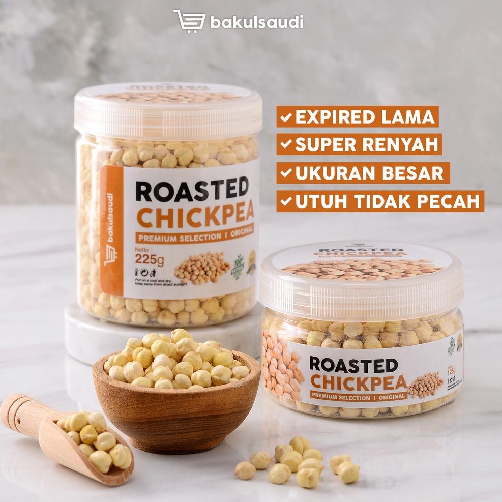 

9.9 Brand Kacang Arab Premium Panggang Renyah & Gurih Original 100% Roasted Chickpeas Chickpea Garbanzo Asli