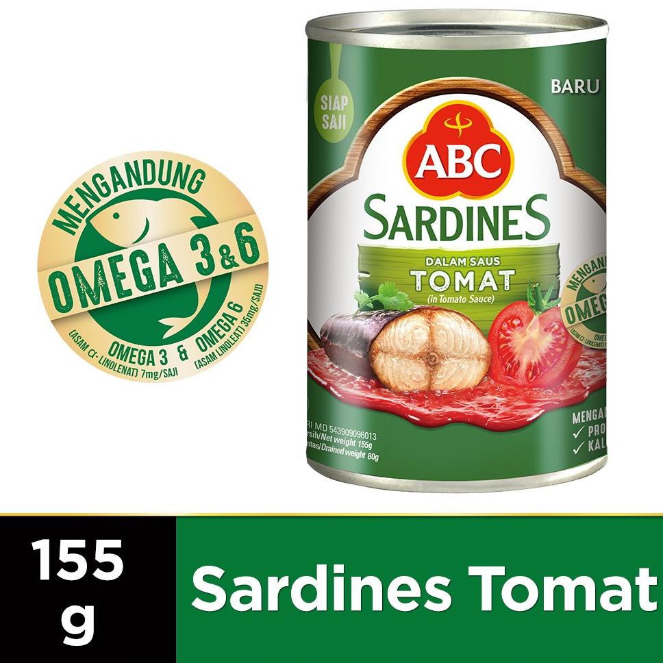 

Terbaru ABC Sarden Saus Tomat 155 g