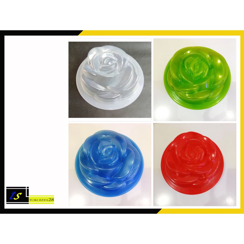 Cetakan Puding | Cetakan Agar Mawar Besar