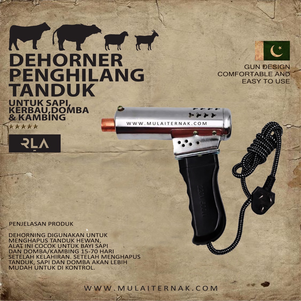 Dehorner - Alat Potong Tanduk Domba - Kambing - Sapi - IB - Cutting - Inseminasi Buatan - Alat Poton