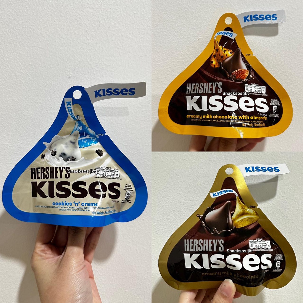 

Hershey's Hershey Kisses Creamy Milk Chocolate / With Almond / Cookies & Cream