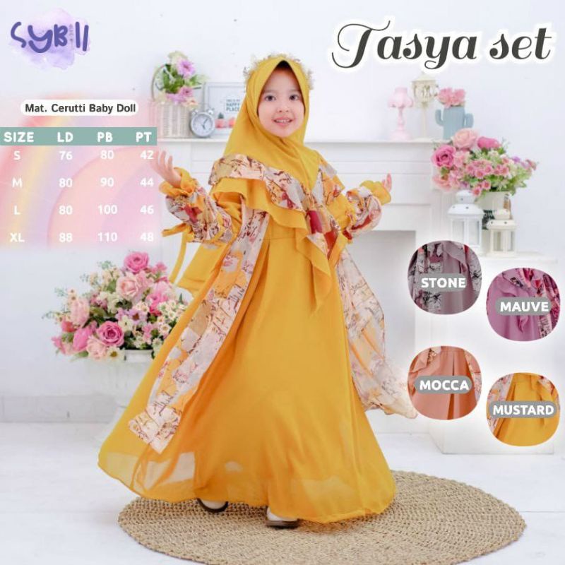 GAMIS SET JILBAB SYARI ANAK