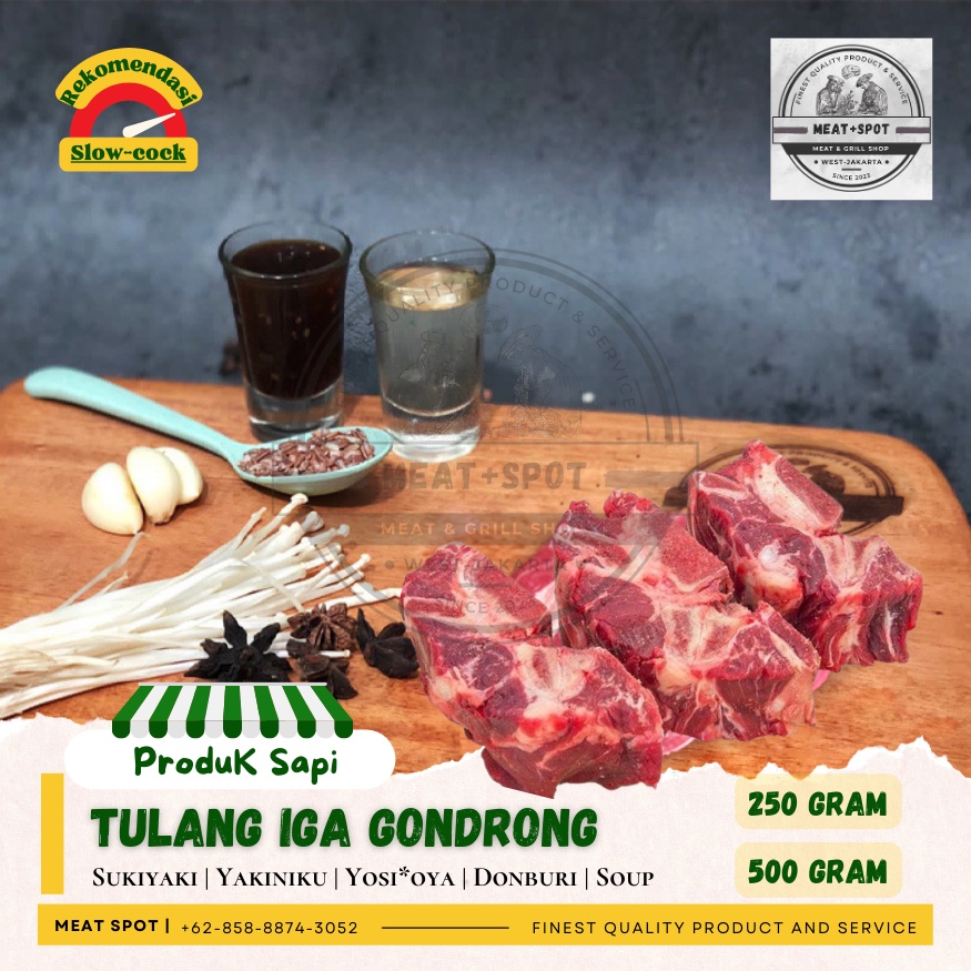 

Iga Gondrong | Sop/Kadu | Well-done | 500/1000 gram