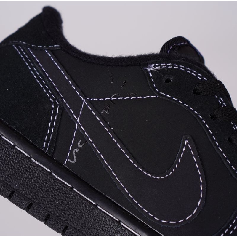 Sepatu Nike Air Jordan 1 Low  Black Phantom