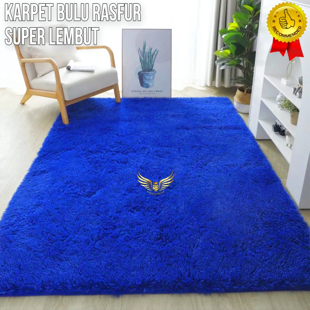 Karpet bulu rasfur uk160x100x5cm