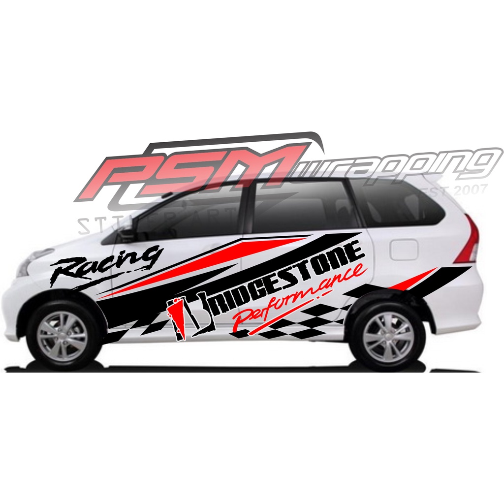 sticker list body mobil avanza xenia