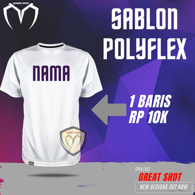 SABLON POLYFLEX SABLON DTF SABLON NAMA SABLON TEAM SABLON LOGO SABLON CUSTOM