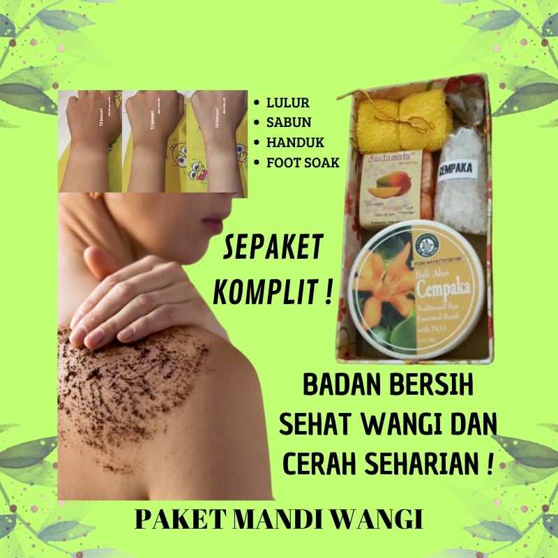 Paket Lulur Sabun 4in1 Mandi Wangi Khas Bali