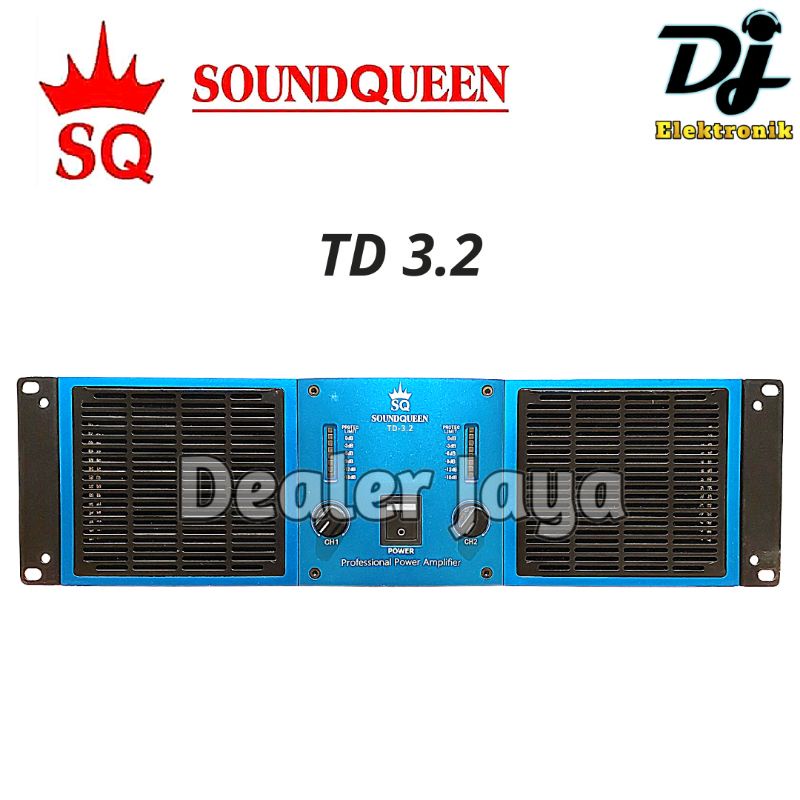 Power Amplifier Soundqueen TD 3.2 / TD3.2 - 2 channel