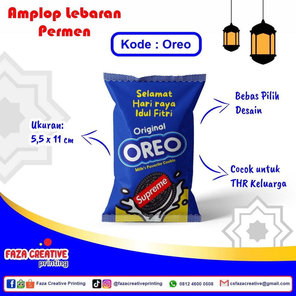 

Amplop Angpao Lebaran Model Permen dan Snack Lucu