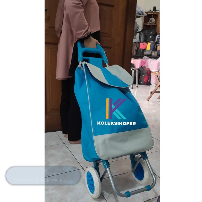 Trolley Tas Trolley Belanja Tas Murah Tas Belanja Multifungsi Roda Besar
