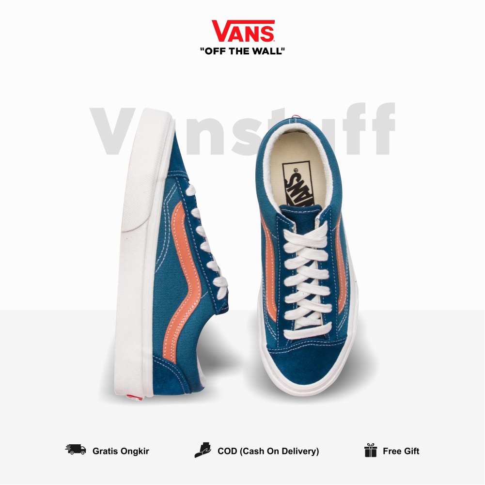 Vans Style 36 Vibtage Sport Sailor Blue Original 100 BNIBWT Global Market White Pria Authentic Guarated Vanz Ori Tali